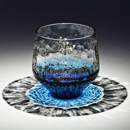 Japanese Galaxy Crystal Glass – Sake Whisky Tea Wine Gift