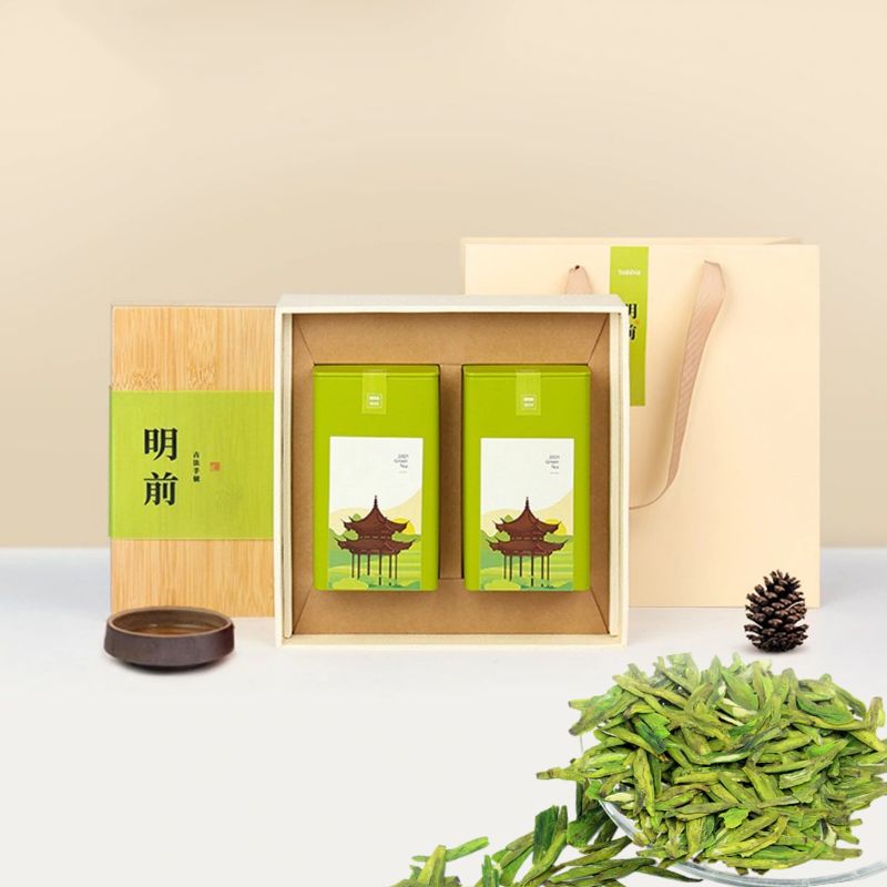 Longjing Green Tea Gift Set | West Lake Pre-Ming Premium Loose Leaf Tea