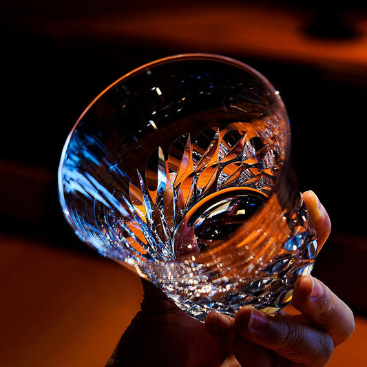 Whiskey Glass Tenshi no Tsubasa – Edo Kiriko Angel Wing Crystal