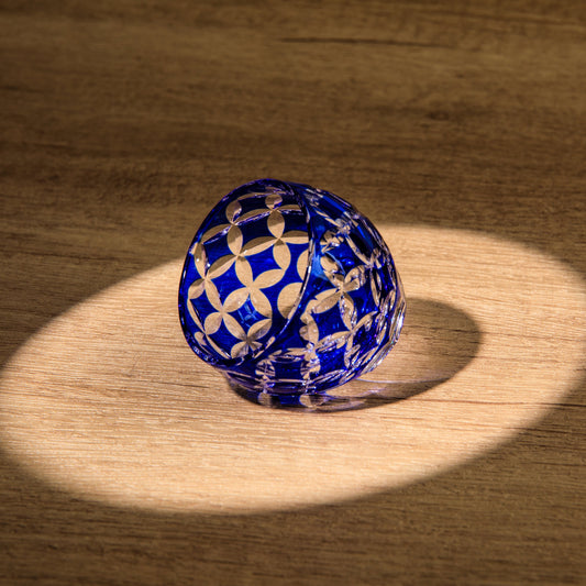 Sake Set Ruri Collection | Edo Kiriko Blue Flagon & Glass 10 Patterns