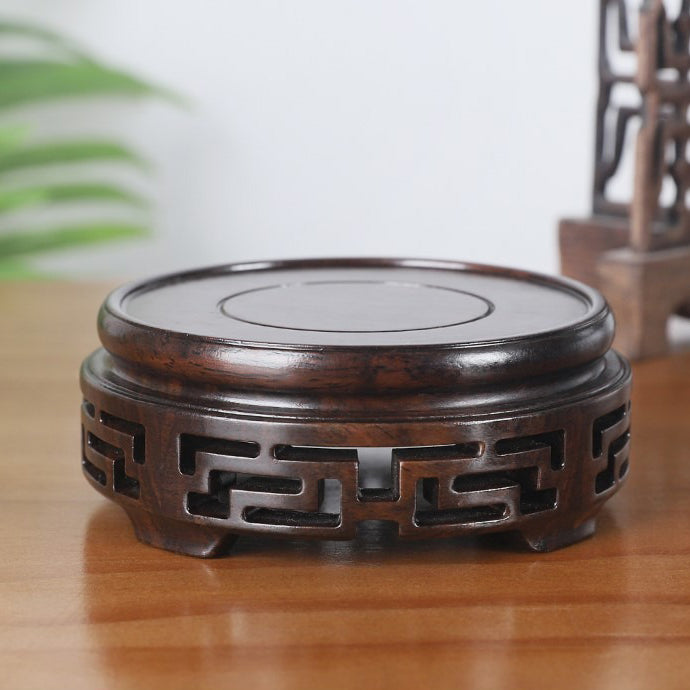 Ebony Wood Teapot Stand Solid African Ebony S M L