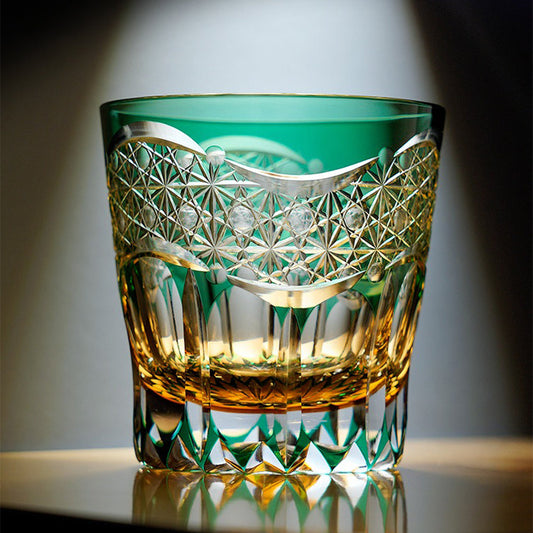 Edo Kiriko Fluorite Whisky Glass – Gradient Crystal