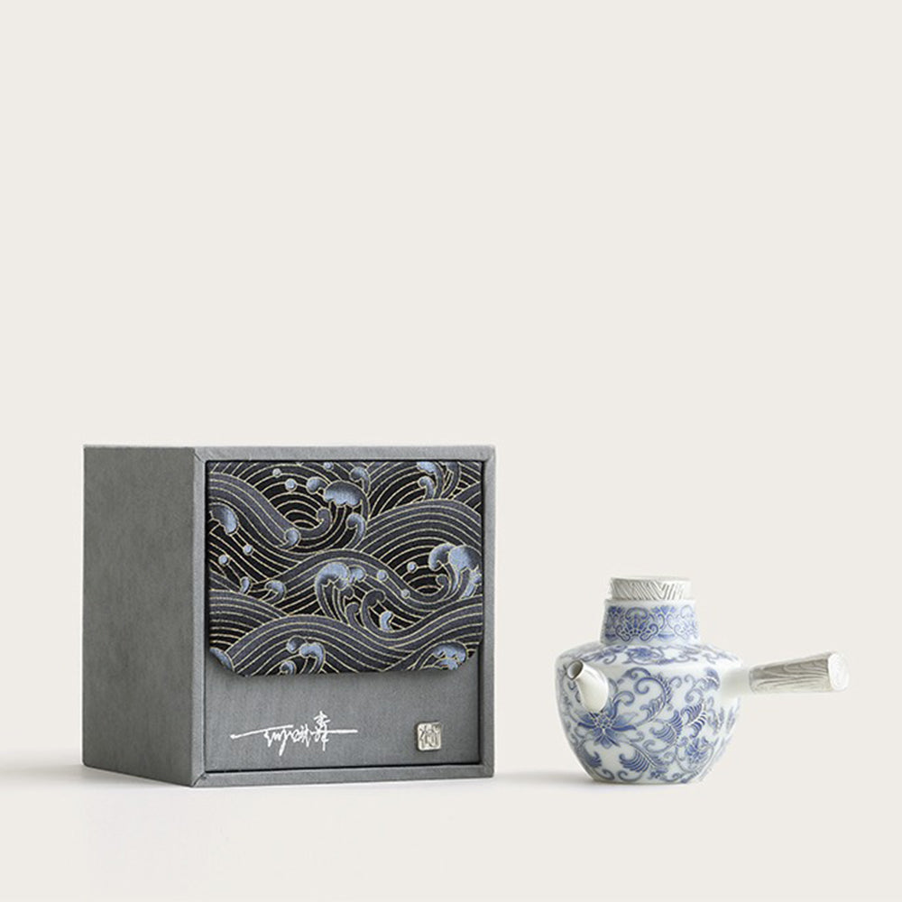 Blue White Porcelain Teapot | Dehua Ceramic Tea Set