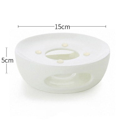 Porcelain Candle Teapot Warmer | Tea Warmer Stand for Teapot & Mug