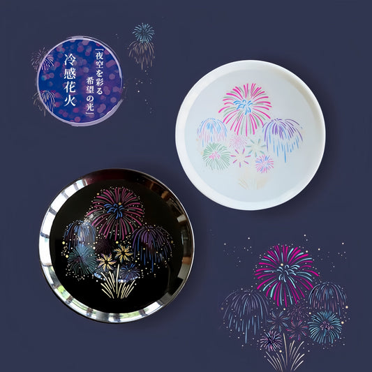 Sake Cup Set – Mino Ware Color-Changing Fireworks Ceramic