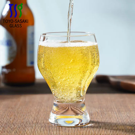 Beer Wine Glass Set Japanese Dual-Purpose – Toyo-Sasaki 2pc Gift