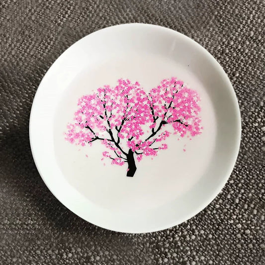 Sake Cup Set – Mino Ware Color-Changing Sakura Ceramic