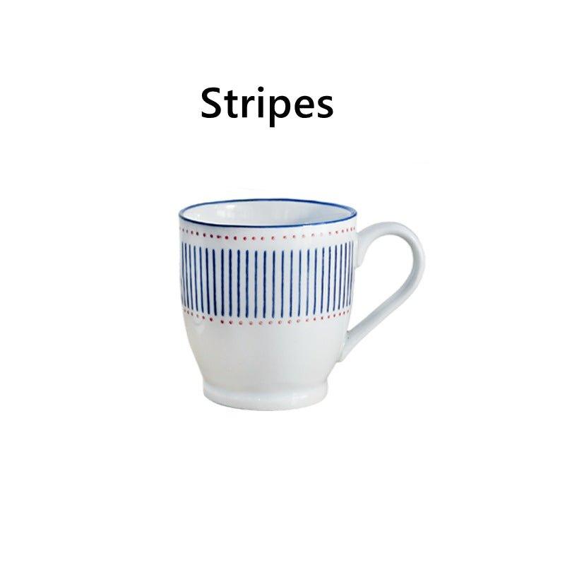 Tea Cup | Japanese Hand-Painted Ceramic Glazed Nature Design Teacup