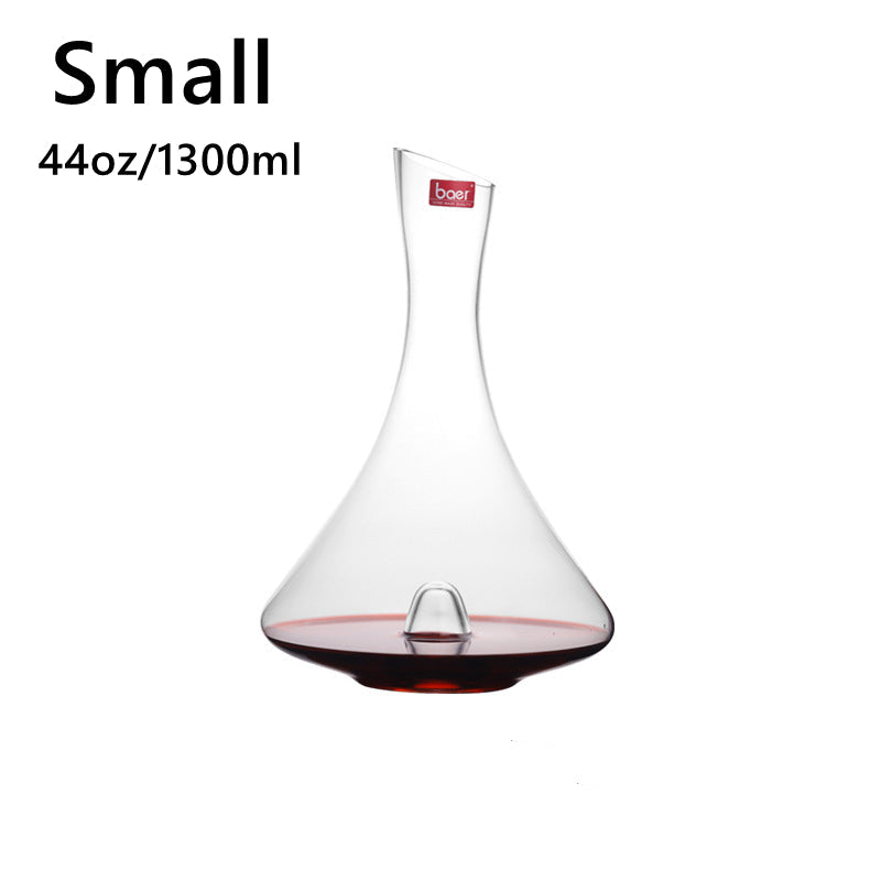 Wine Decanter Crystal Glass – Centerpoint Aerating Decanter for Wine & Spirits