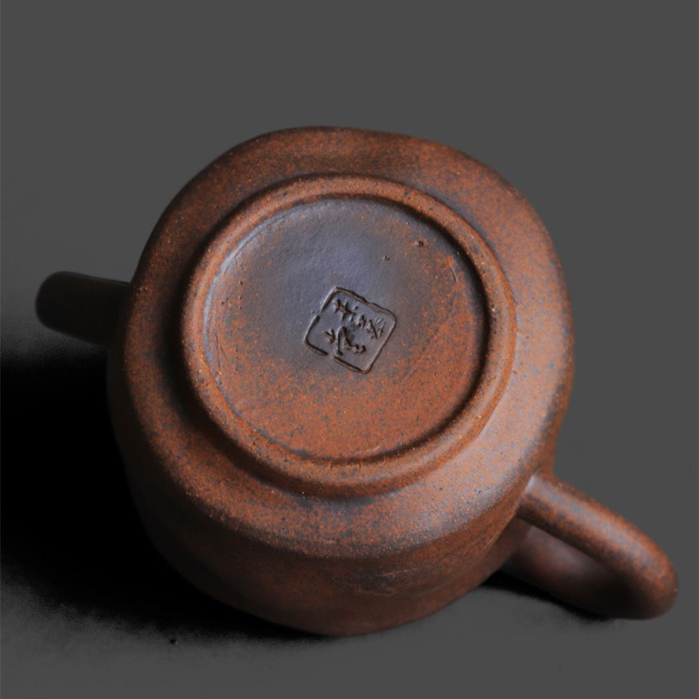 Old Rock Clay Teapot | Hand-Pinched Pavilion Multi-Fired