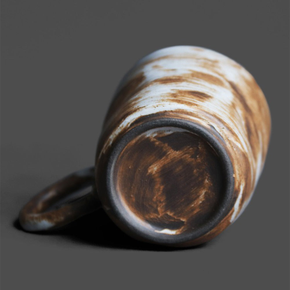 Wabi-Sabi Pottery Mug | Kiln-Fired Jupiter Glaze | 160ml