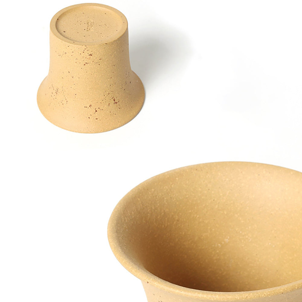 Zisha Tea Cup Set of 5 | Five Colors Five Shapes Gongfu