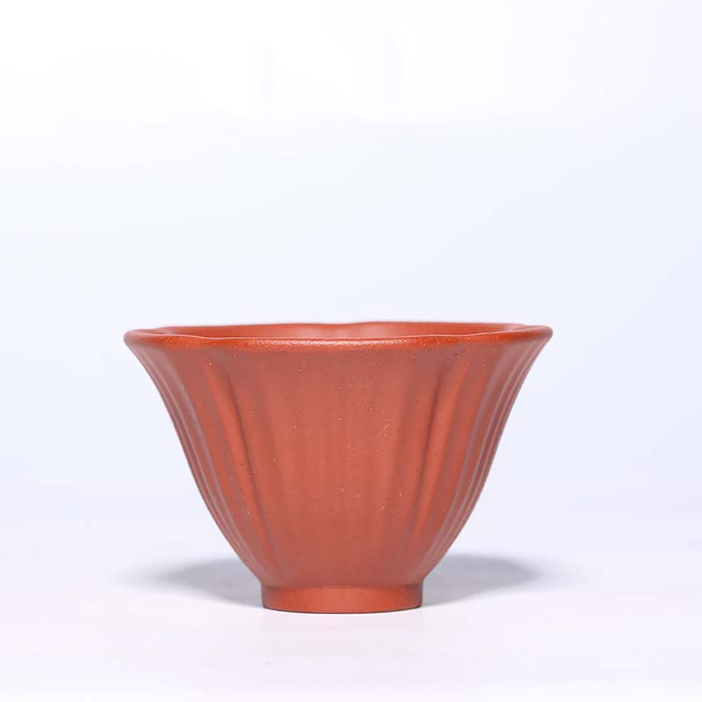 Purple Clay Tea Cup Set 5 Gongfu Morning Glory 50ml