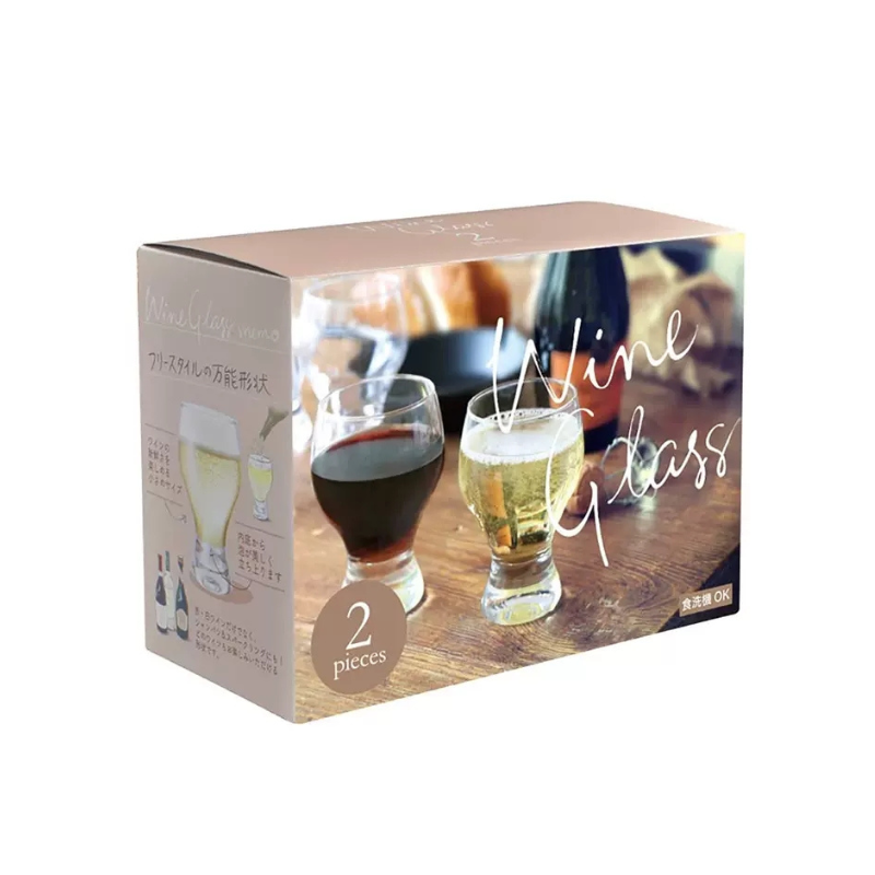 Beer Wine Glass Set Japanese Dual-Purpose – Toyo-Sasaki 2pc Gift