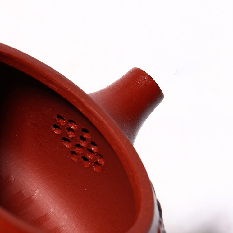 Shi Piao Teapot Dragon Dahongpao Red Clay Yixing 220ml