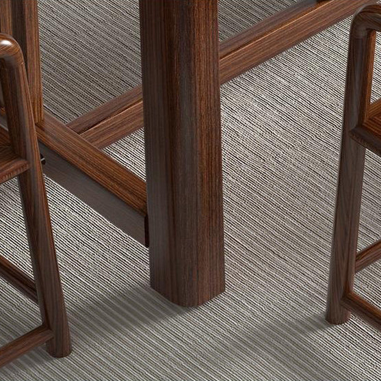 Solid Elm Wood Gongfu Tea Table Set — Zen Style