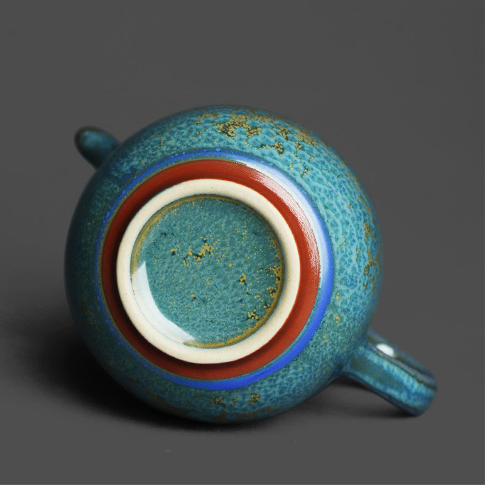 Jun Kiln Ceramic Fair Cup | Jade Blue Tianmu Glaze
