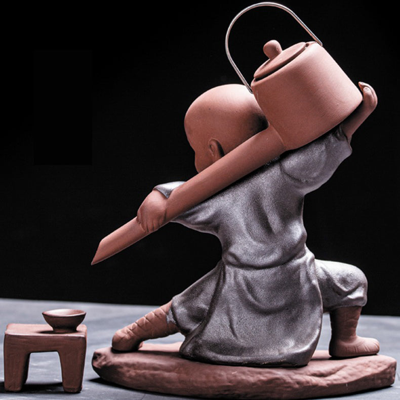 Tea Strainer & Fair Cup Set Monk Zisha – Gongfu Loose Leaf