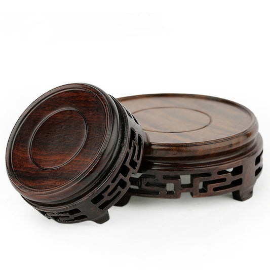 Ebony Wood Teapot Stand Solid African Ebony S M L