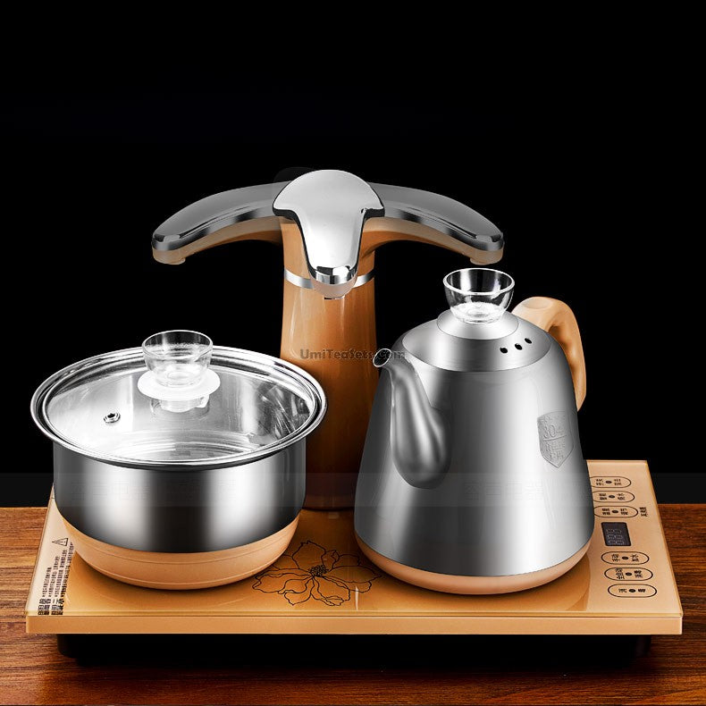 Smart Stainless Steel Teapot Set | Golden Induction Cooker