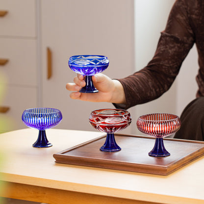 Sake Glass Souka Collection – Edo Kiriko Handcrafted Crystal