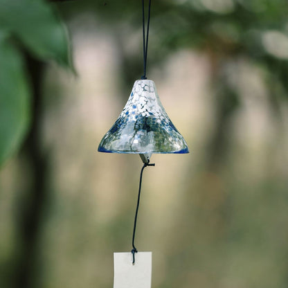 Glass Wind Chime Handcrafted Japanese Aderia Hand-Blown Hand-Painted Furin Home Decor Gift Made in Japan