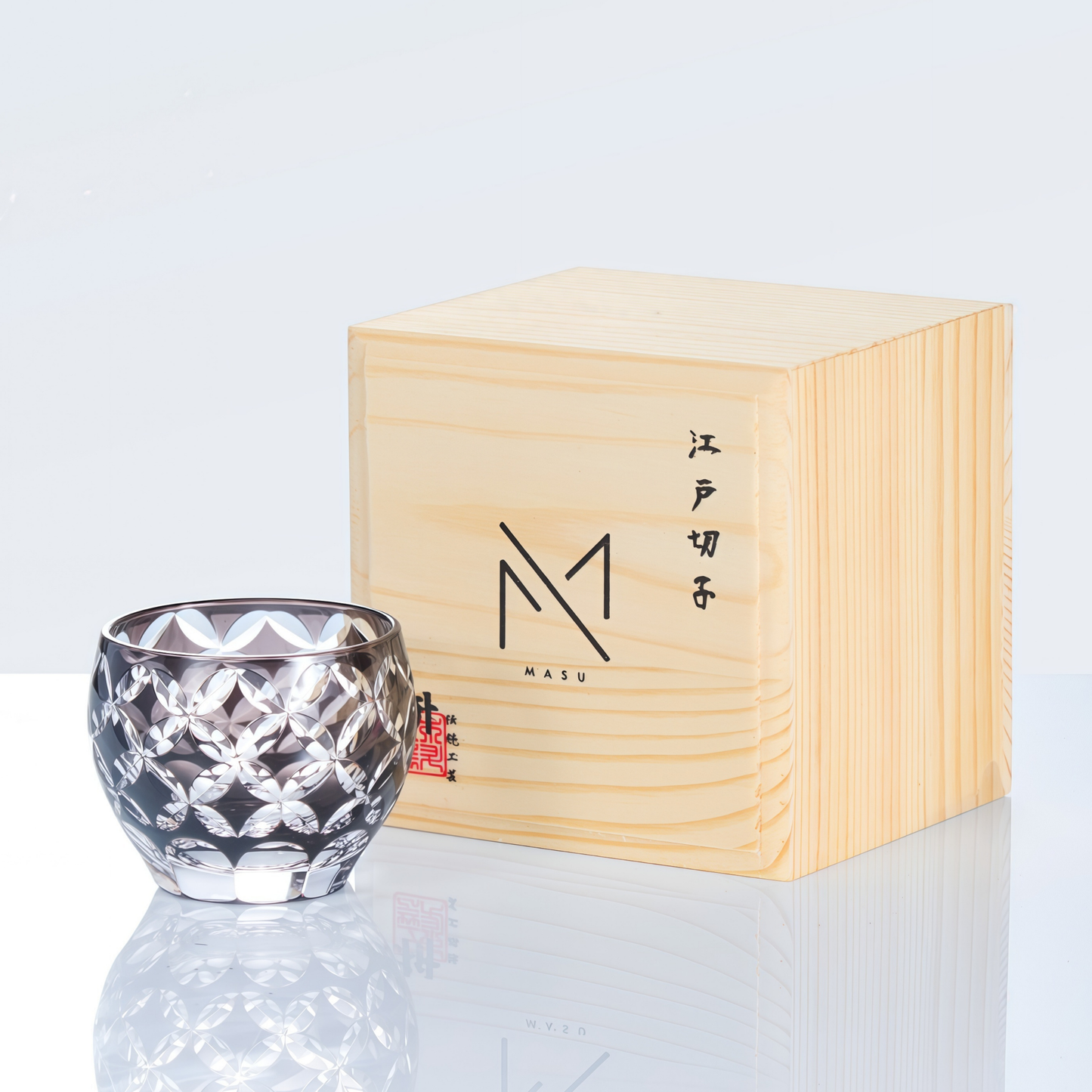 Sake Glass Set Edo Kiriko Gure – Japanese Hand-Cut Crystal Collection