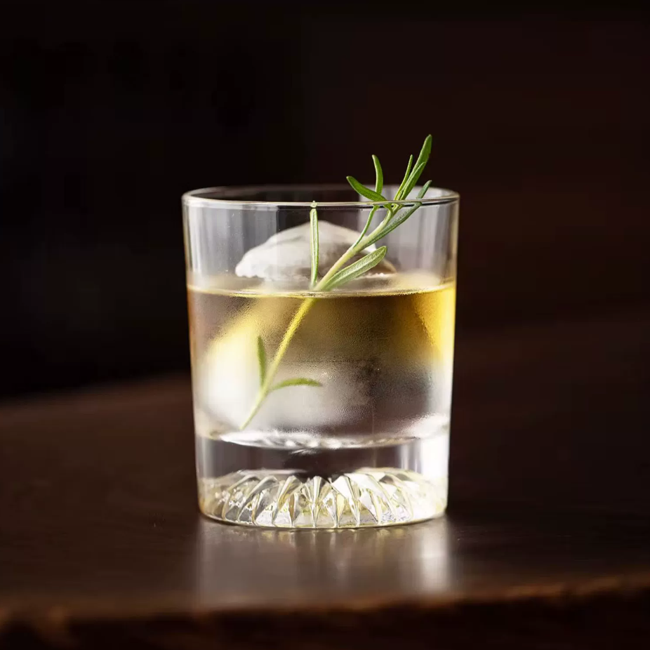 Whiskey Glass Set of 6 | Glacier Wide-Bowl Japanese Tumblers
