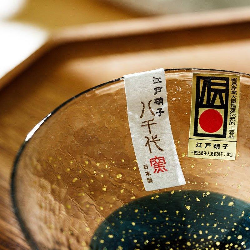 Japanese Galaxy Crystal Glass – Sake Whisky Tea Wine Gift