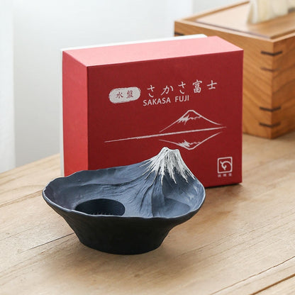Ikebana Vase – Mount Fuji Reflection Japanese Flower Arrangement