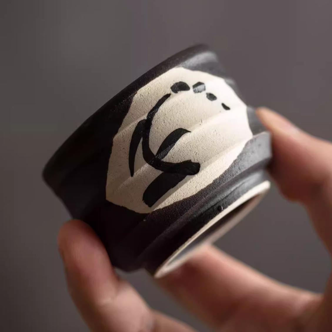 Ceramic Tea Cup Set – Mino Ware Yuugiri Evening Mist Hand-Painted