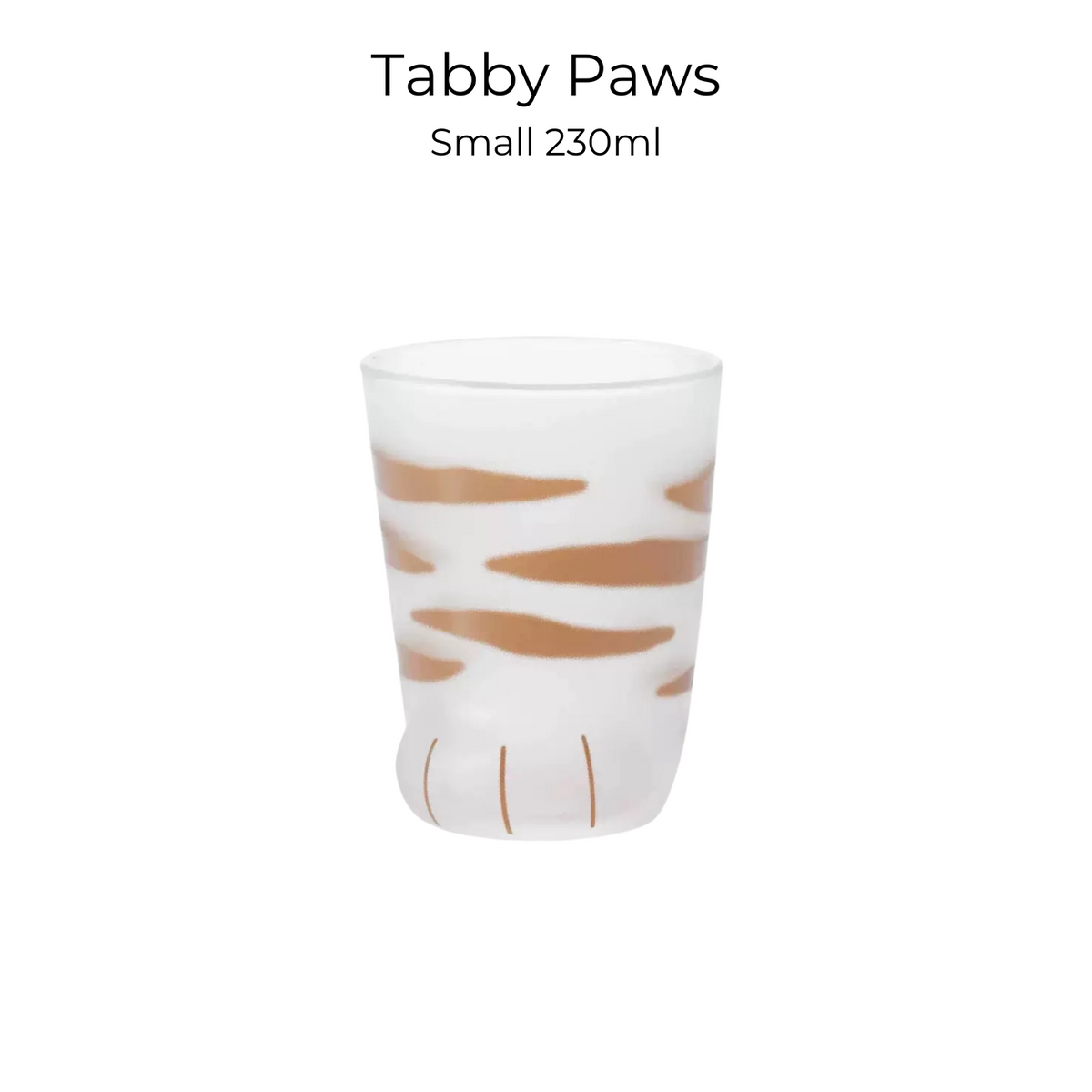 Cat Paw Glass Cup Japanese Neko Paw Print Drinking Glass Aderia Ishizuka Cute Cat Mug Made in Japan