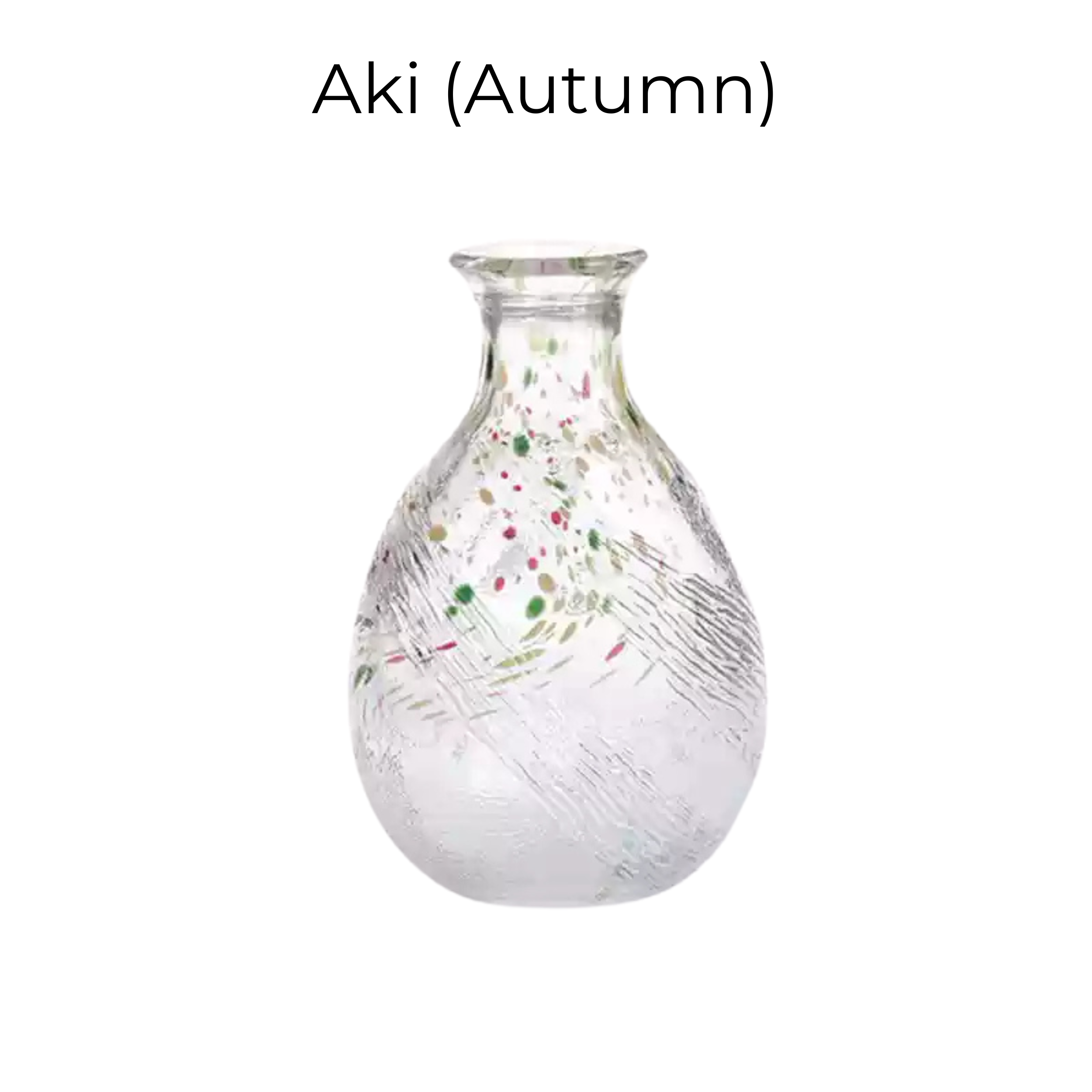 Sake Set Glass – Seasonal Handcrafted Flagon & Cup Collection