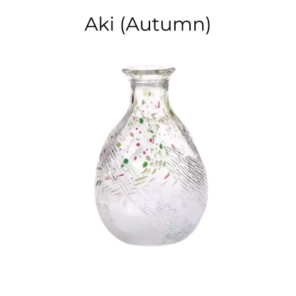 Sake Set Glass – Seasonal Handcrafted Flagon & Cup Collection