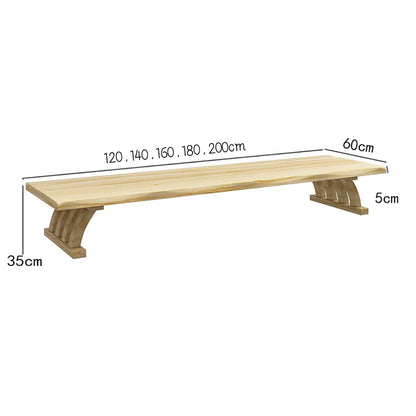 Tatami Tea Table Set Solid Pine Wood Japanese 5 Sizes