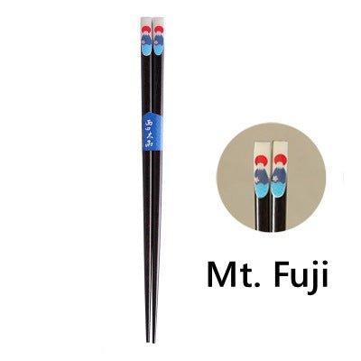 Japanese Wooden Chopsticks – Ninja Geisha Fuji Sumo Bear Rose