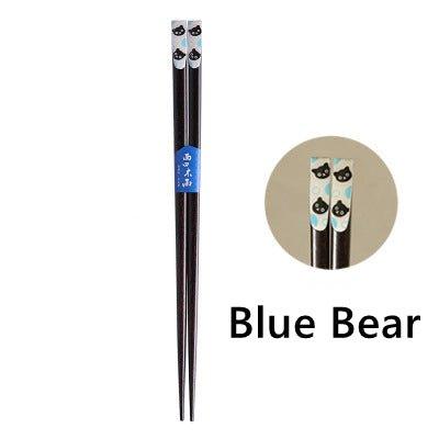 Japanese Wooden Chopsticks – Ninja Geisha Fuji Sumo Bear Rose