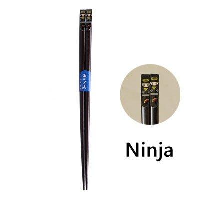 Japanese Wooden Chopsticks – Ninja Geisha Fuji Sumo Bear Rose