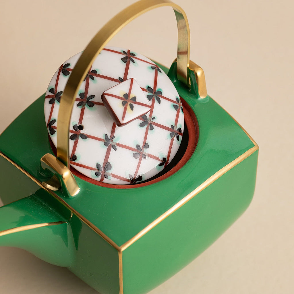 Japanese Ceramic Tea Set Jade Green | Zensho Teapot