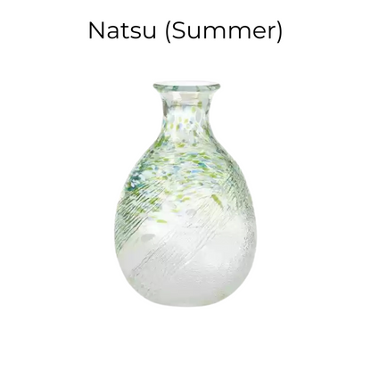 Sake Set Glass – Seasonal Handcrafted Flagon & Cup Collection