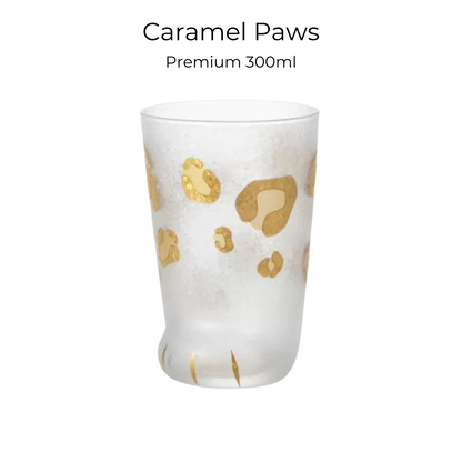 Cat Paw Glass Cup Japanese Neko Paw Print Drinking Glass Aderia Ishizuka Cute Cat Mug Made in Japan