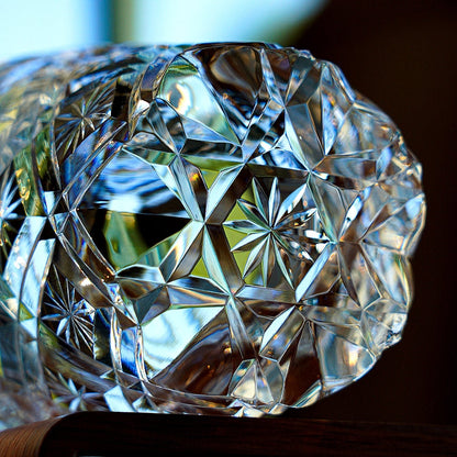Whiskey Glass Edo Kiriko Hana Blossom Hand-Cut Crystal | Japanese Artisan Glassware