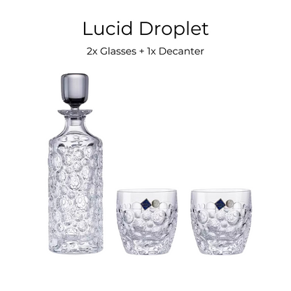 Crystal Whisky Decanter Set – Bohemia Lisboa Eleganza Bohemian Glass