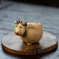 Sheep Tea Pet Yixing Clay Copper Coin Magnetic Eyes 4 Colors
