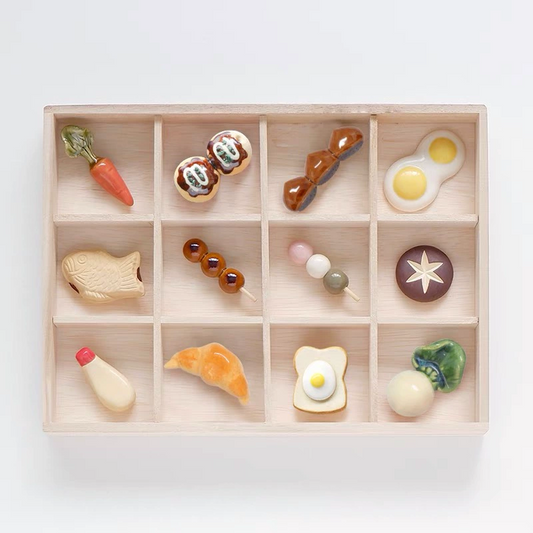 Chopstick Rest – Mino Ware Ceramic Food-Shaped Japanese Decor
