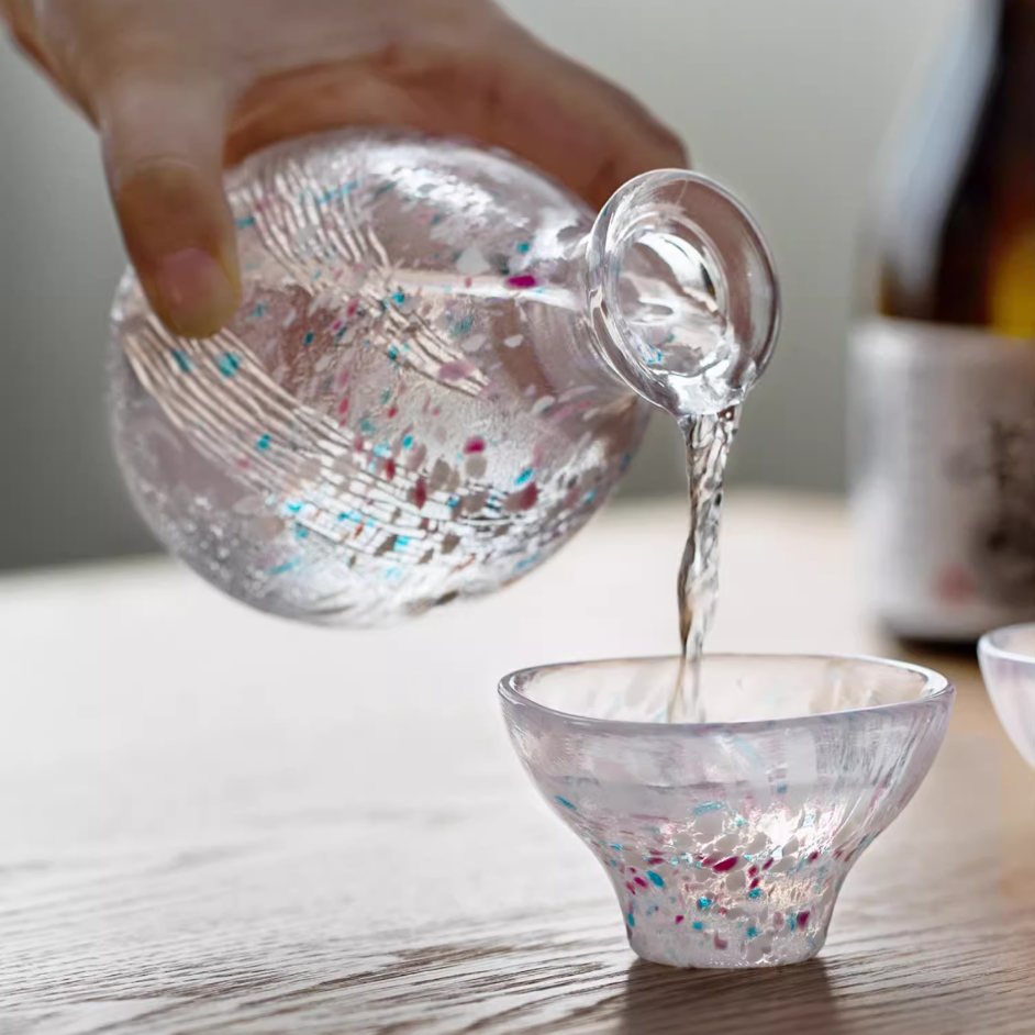 Sake Set Glass – Seasonal Handcrafted Flagon & Cup Collection