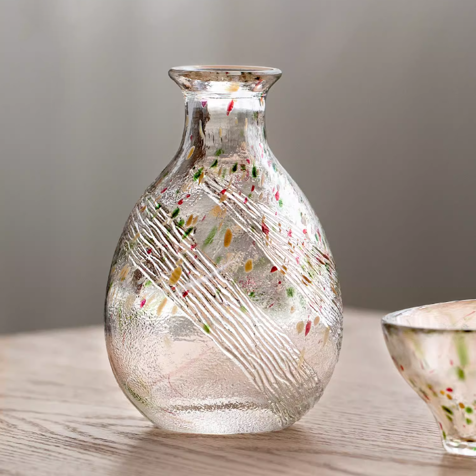 Sake Set Glass – Seasonal Handcrafted Flagon & Cup Collection