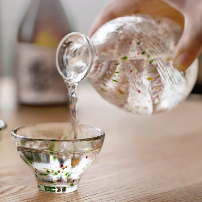 Sake Set Glass – Seasonal Handcrafted Flagon & Cup Collection