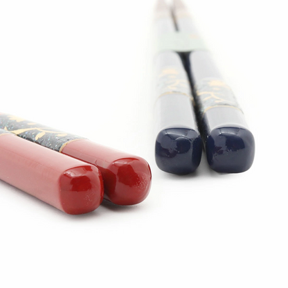 Japanese Lacquer Chopsticks – Wakasanuri Rabbit Couple Gift Set