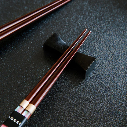 ISSOU Mother of Pearl Chopsticks Japanese Pink Blue Couples Gift